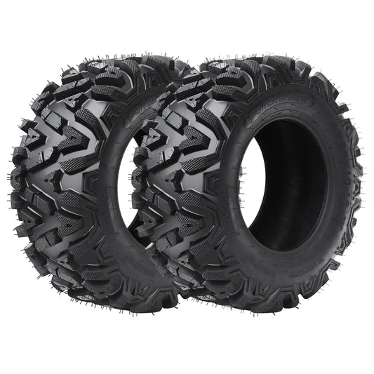 2PCS 23X8-11 Rubber ATV Tire All-Condition Performance, Durable Construction, AT23X8-11 Tire Perfect Fit for 11 Inch Rims, Exceptional Traction, and Off-Road Ready.