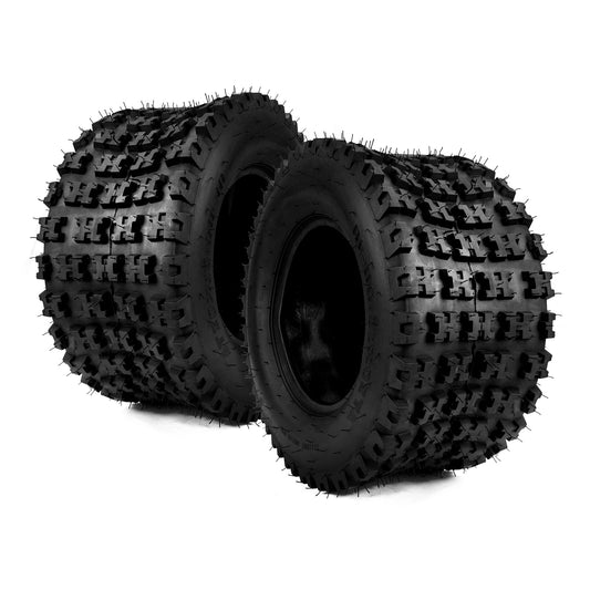 2pcs 20×10-10 ATV Tires 4 PR 20×10×10 Heavy Duty ATV UTV All Terrain Fit For Rough Terrain, Pattern Z-104, Tubeless Rubber Front