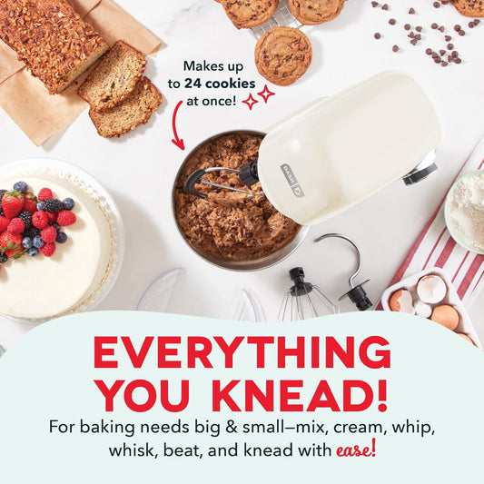 3.5QT Stand Mixer with 12 Speeds, Tilt , Paddle, Dough Hook & Whisk -