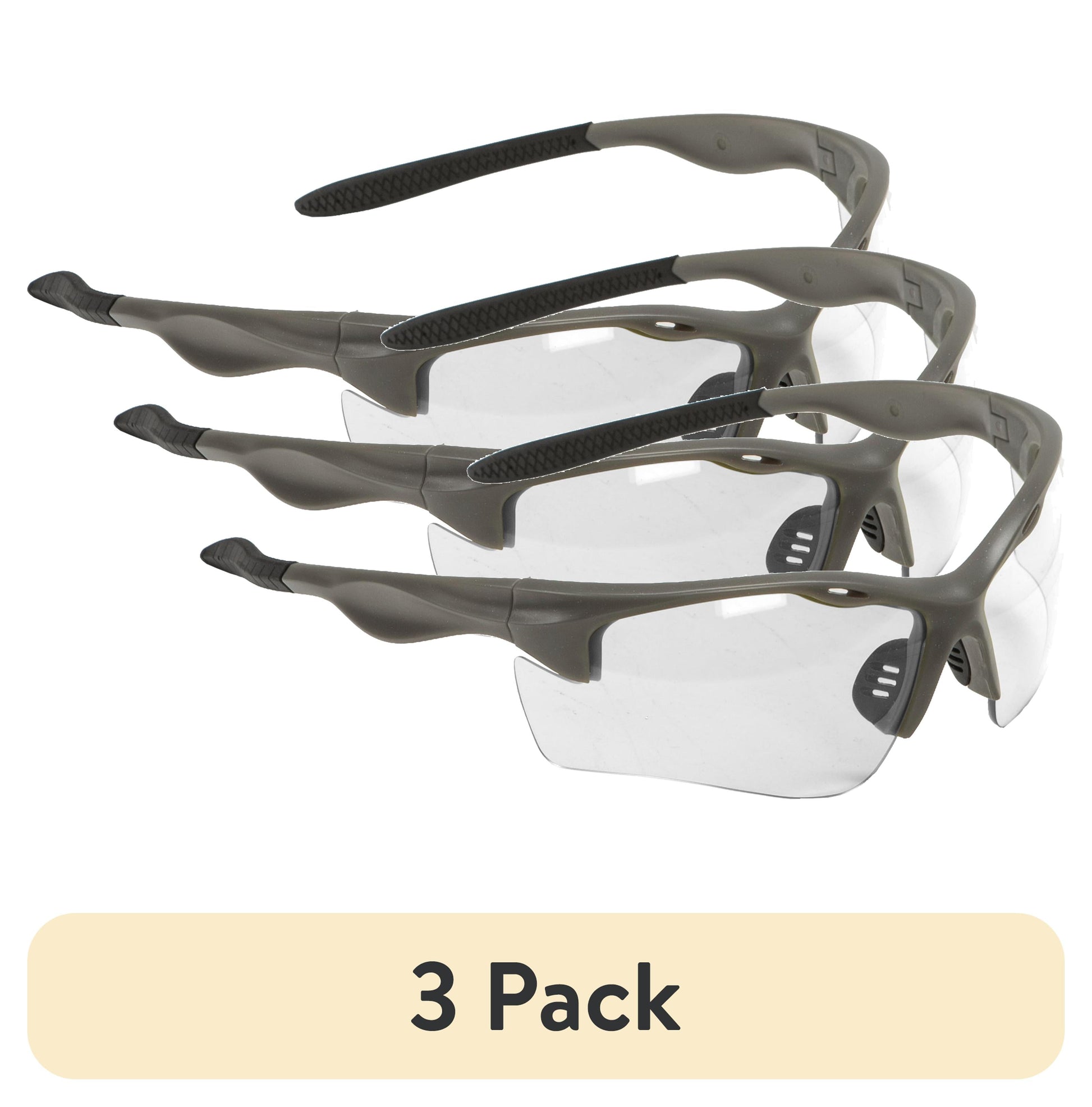 Allen Company Gafas de Tiro y Seguridad, Transparentes, Envolventes de Policarbonato, ANSI Z87, Anti-araÃ±azos