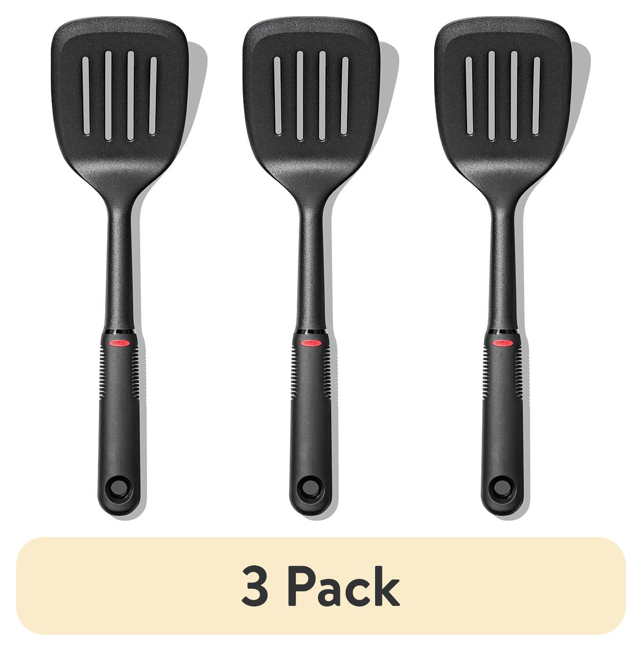 (3 pack) OXO Softworks 13" Nylon Kitchen Spatula, Black