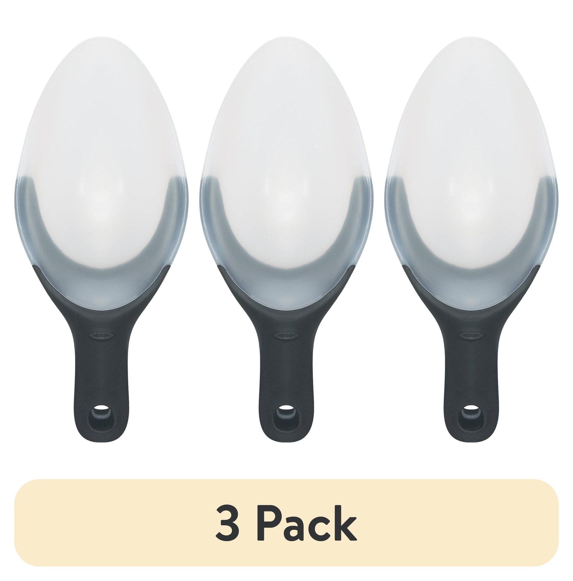 (3 pack) OXO Softworks Flexible Scoop, White