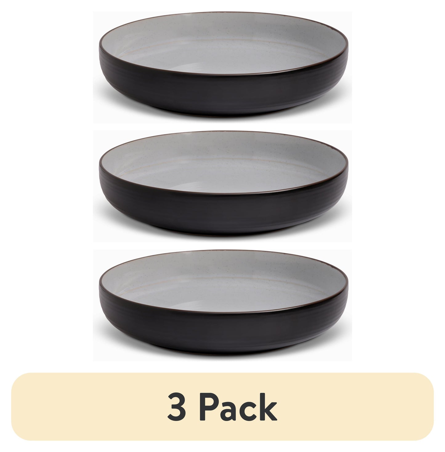 (3 pack) Yellowstone Beth Ceramic Serve Round Bowl