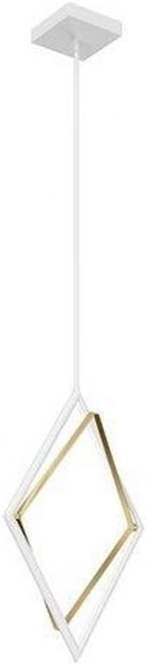 Elan 84310WH Darski Pendant, 1-Light LED, White