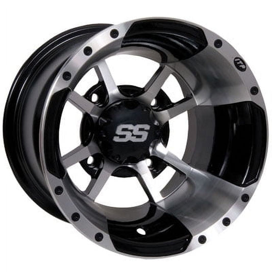 4/110 ITP SS112 Alloy Sport Wheels 9X8 3.0 + 5.0 Machined for Honda TRX 200SX FOURTRAX 1986-1988