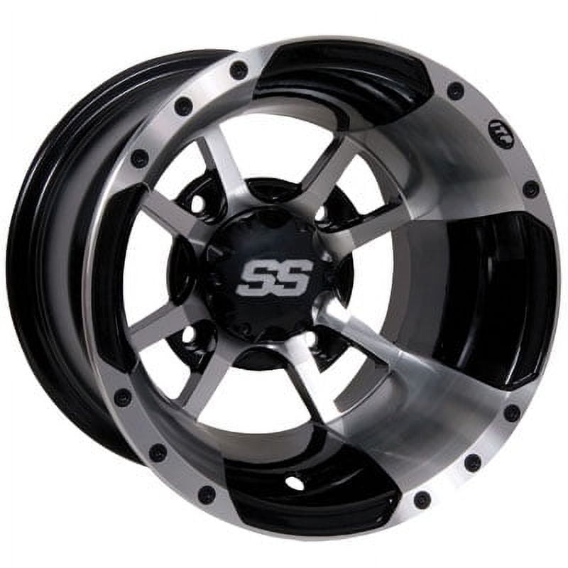 4/110 ITP SS112 Alloy Sport Wheels 9X8 3.0 + 5.0 Machined for Honda TRX 250 RECON 2011-2014