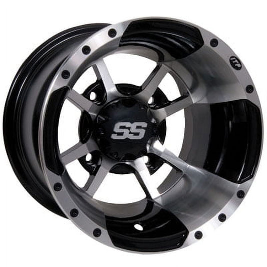 4/110 ITP SS112 Alloy Sport Wheels 9X8 3.0 + 5.0 Machined for Honda TRX 250 RECON ES 2016-2018