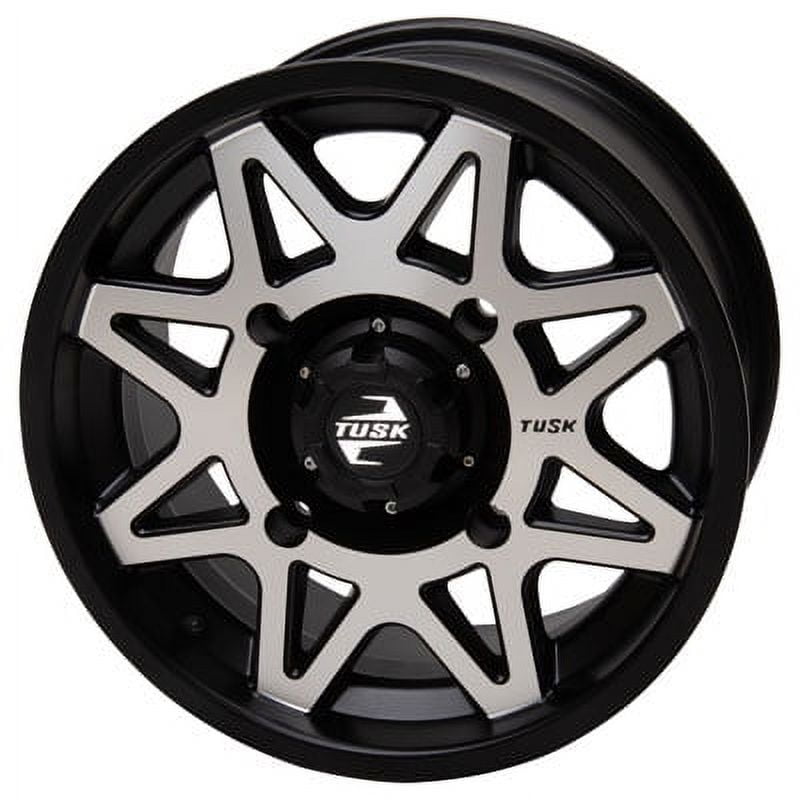 4/137 Tintic Wheel 15x7 4.0 + 3.0 Machined/Black For Kawasaki Teryx 800 2014-2024