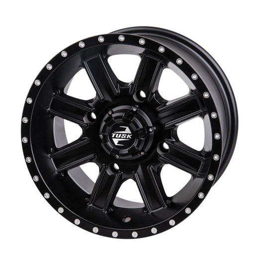 4/137 Tusk Cascade Wheel 14x7 5.0 + 2.0 Matte Black For CAN-AM Outlander Max DPS 500 2023