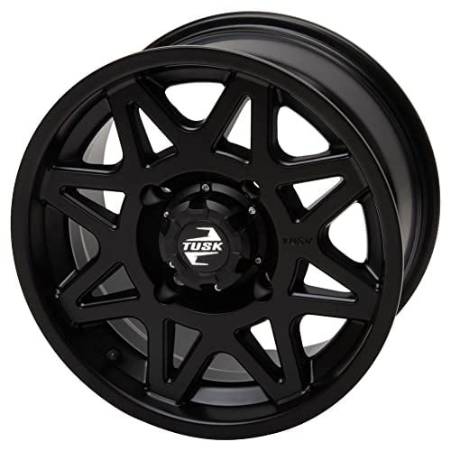 4/137 Tusk Tintic Wheel 15x7 5.0 + 2.0 Matte Black For Can-Am Defender HD10 X MR with Half Doors 2023-2025