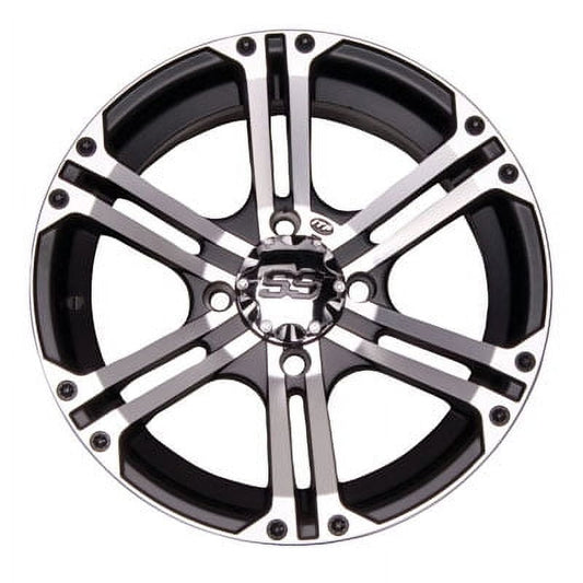 4/156 ITP SS212 Alloy Series Wheel 12x7 4.0 + 3.0 Machined for Yamaha RAPTOR 250 2008-2013