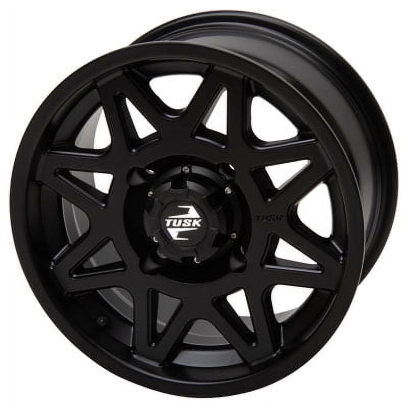 4/156 Tintic Wheel 15x7 5.0 + 2.0 Matte Black For Polaris Sportsman 700 Twin 4x4 2002-2006