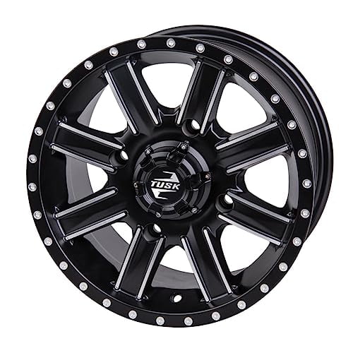 4/156 Tusk Cascade Wheel 14x7 5.0 + 2.0 Machined/Black For Polaris RANGER SP 570 2022-2025