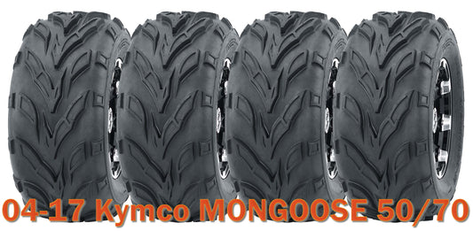 (4) 16x8-7 WANDA ATV tires set for 2004-2017 Kymco MONGOOSE 50/70