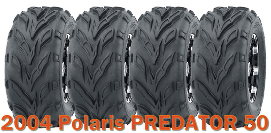 (4) 16x8-7 WANDA ATV tires set for 2004 Polaris PREDATOR 50
