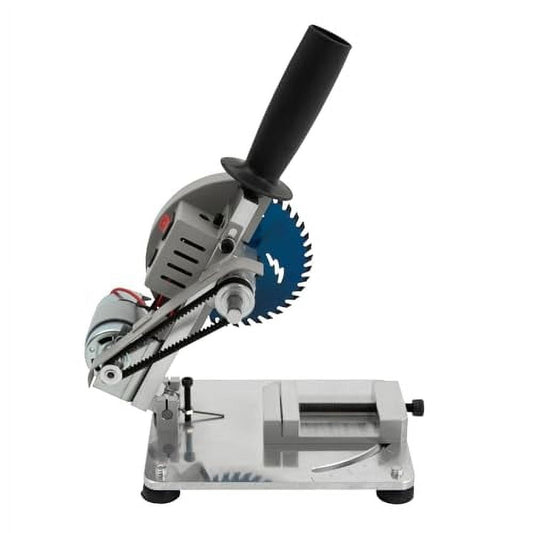 4 Inch Mini Table Saw, Portable Tabletop Electric Cut-Off Chop Saw, 110V 96W, 9000rpm Manual for Cutting Steel Materials