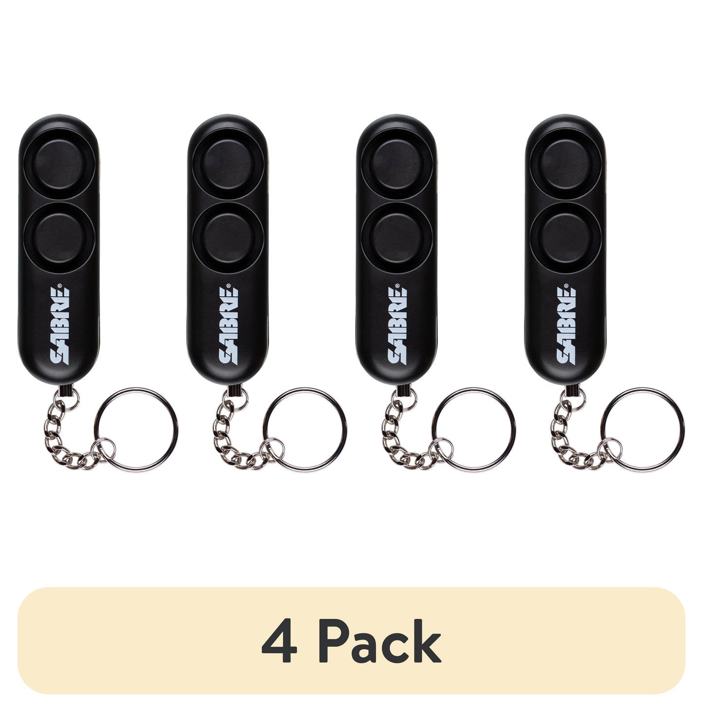 SABRE Pepper Gel & Personal Alarm Kit, Snap Clip and Key Ring for Easy Access, Lavender and Black, 1 Ct, Pocket Pepper Sprays
