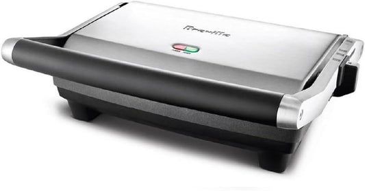 Breville BSG520XL Panini Duo Nonstick Sandwich Maker Press, 2 Slice, Brushed Stainless Steel