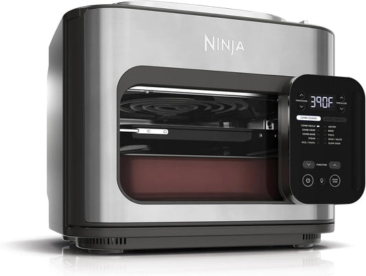 Restored Ninja Combi All-in-One Multicooker, Oven, & Air Fryer, 10-in-1 Functions, Stainless Steel, (Refurbished)