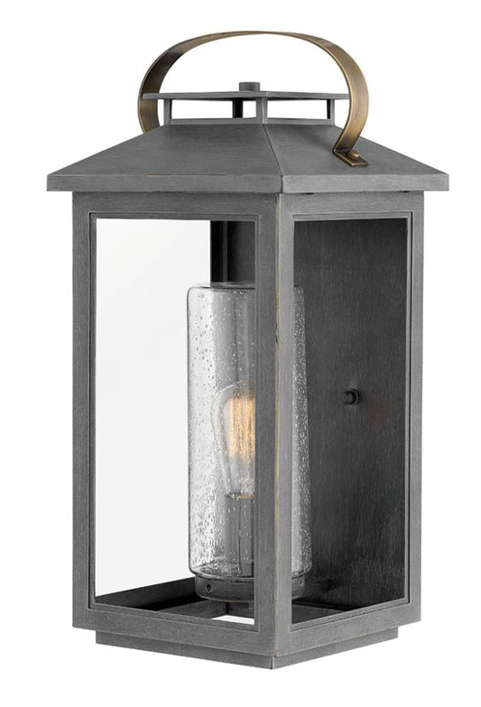 Hinkley Atwater 1 -Light 20.5-in H Gray Hardwired Outdoor Wall Light 3661336