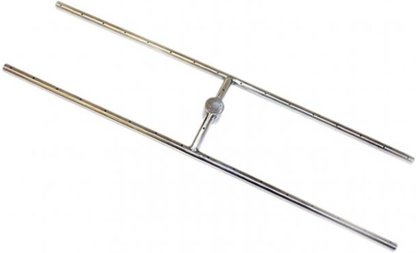 Hearth Products Controls (HPC) Rectangle Stainless Steel Fire Pit H-Burner (HBSB30-NG), 30x8-Inch, Natural Gas