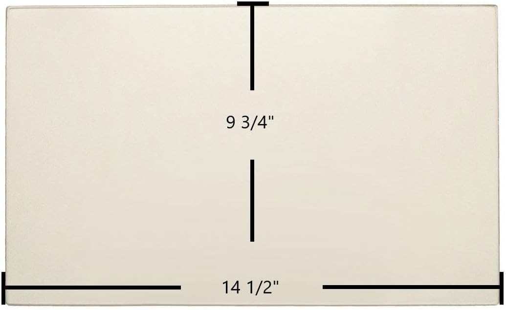 Lopi Heritage Bay/Pioneer Bay Ceramic Glass Panel – 14 1/2" x 9 3/4" (Part #930-05080-1)