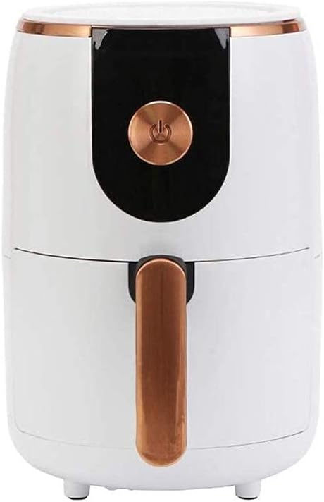 Air Fryer Kitchen Appliance with Digital LCD Screen Overheat Protection, Adjustable Temperature, White 263x205x309mm