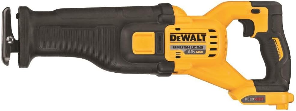 DEWALT FLEXVOLT 60V MAX* Reciprocating Saw, Cordless, Tool Only (DCS389B)