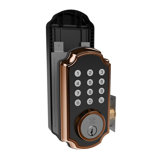 TurboLock TL-116 Bronze Smart Lock Electronic Knob with Keypad HG-EL-TL-116-OBZ-4PK