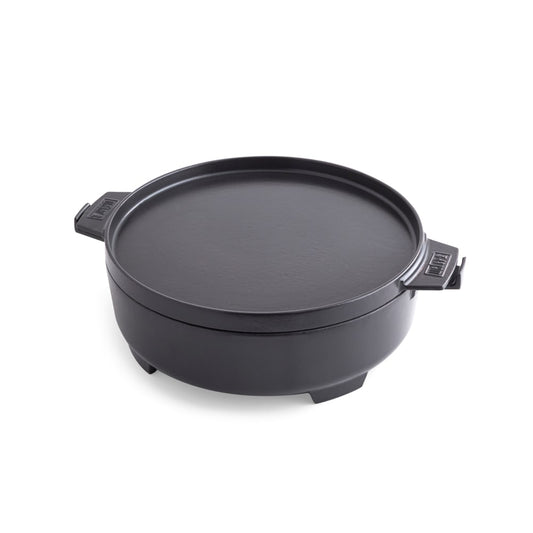 Weber Porcelain-Enameled Cast-Iron Grill Pan Set 8859