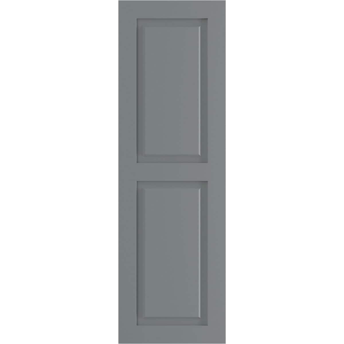Ekena Millwork 12-in W x 72-in H Ocean Swell Raised panel Exterior Shutters ( 2 -Pack )
