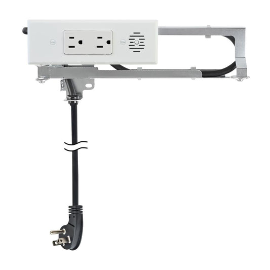 Docking Drawer Blade 15-Amp 120/125-volt Tamper Resistant Residential/Commercial Duplex Outlet with Wall Plate, White 1514-160W