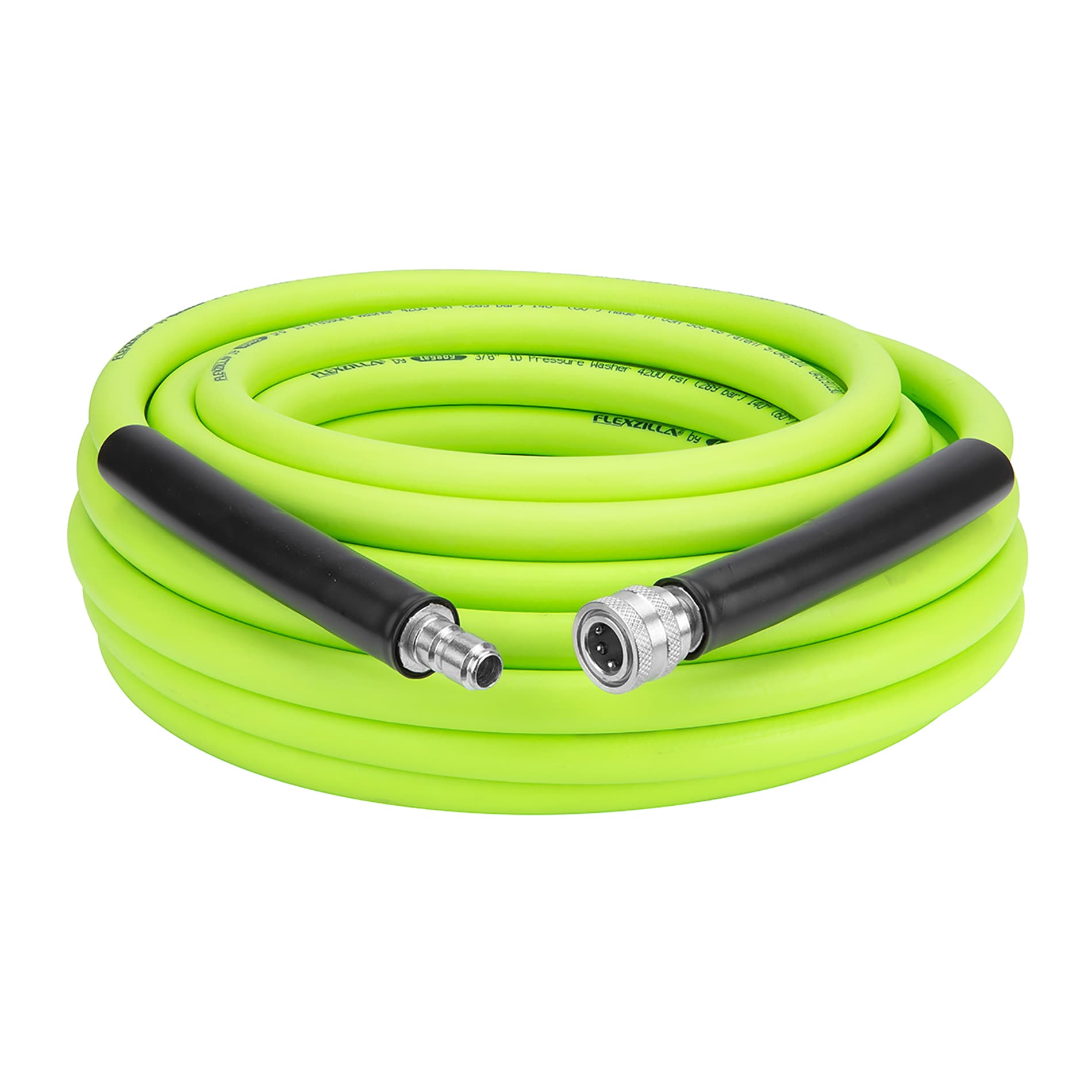 Flexzilla 3/8-in x 50-ft, 4200 PSI Pressure Washer Hose HFZPW426050Q
