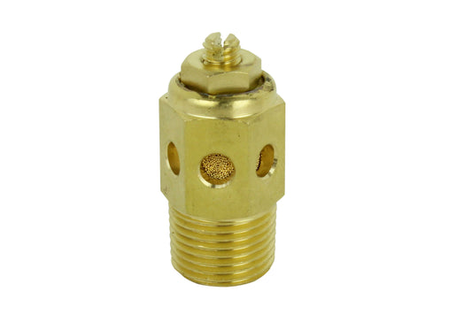 Milton High Flow Speed Control Exhaust Muffler, 3/8-in MNPT - 40 Micron Sintered Bronze Silencer/Diffuse Air and Noise Reducer - Box of 25 1087-6HFBK