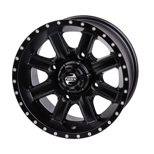 4/110 Tusk Cascade Wheel 12x7 5.0 + 2.0 Matte Black For HONDA TRX 520 4x4 FOREMAN EPS 2022-2023