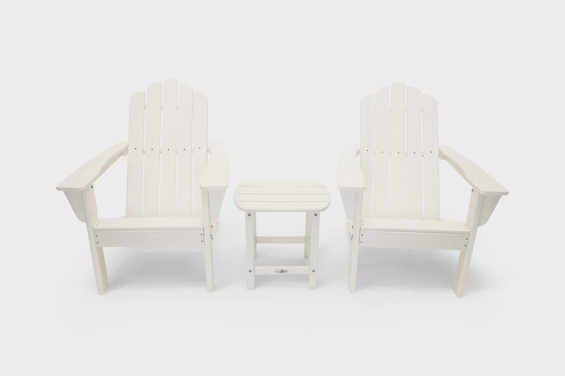 LuXeo Marina 3-Piece Patio Conversation Set with White