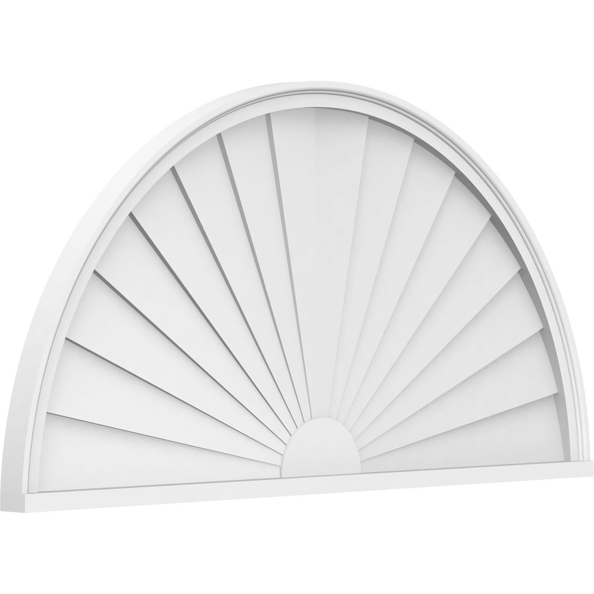 Ekena Millwork 74-in W x 37-in L PVC Pediment