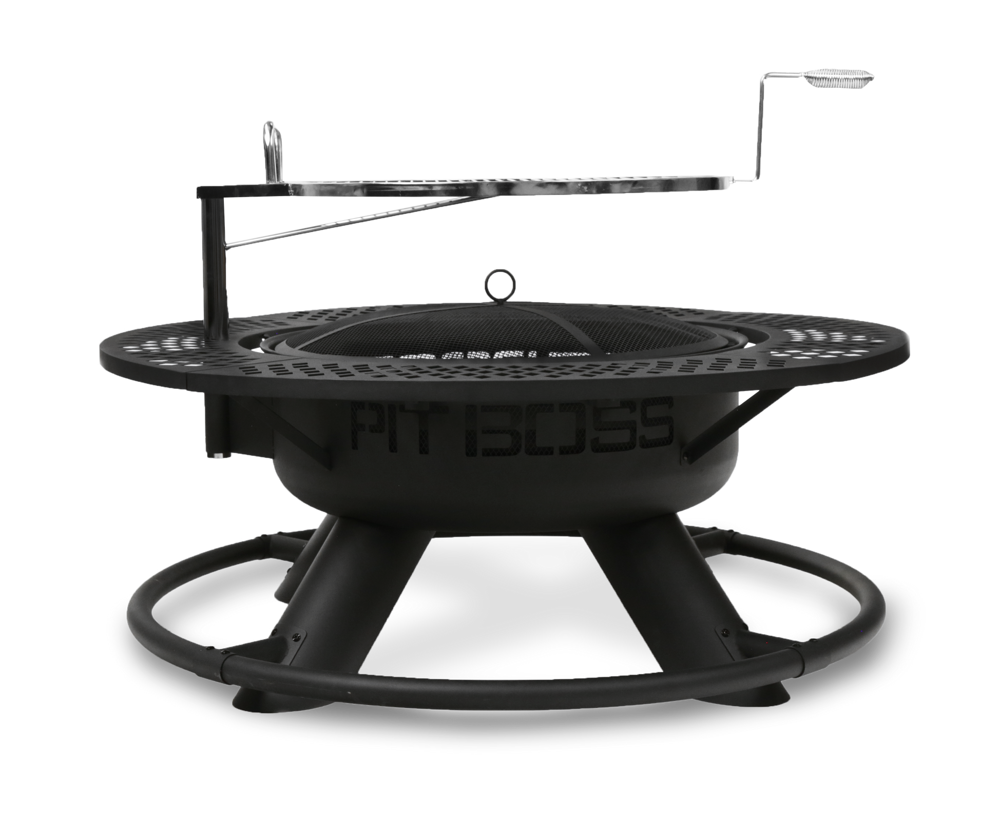 Pit Boss 45.3-in W Steel Round Portable Wood-Burning Fire Pit