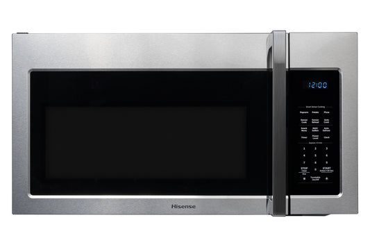 Hisense 1.7-cu ft Over-the-Range Microwave with Sensor Cooking ( Fingerprint Resistant Stainless Steel )
