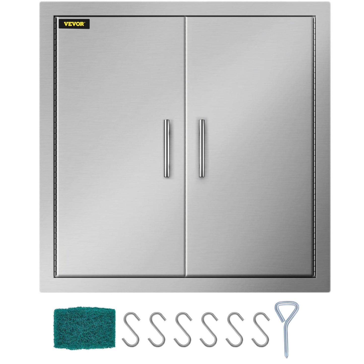 VEVOR 31 x 31-IN BBQ Door Built-In Grill Cabinet Double Doors 31YC304BXGBBQSCGMV0