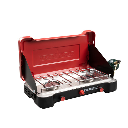 Camp Chef Mountain Series Everest 2X 2-Burners Propane Piezo Steel Outdoor Burner MSHPX