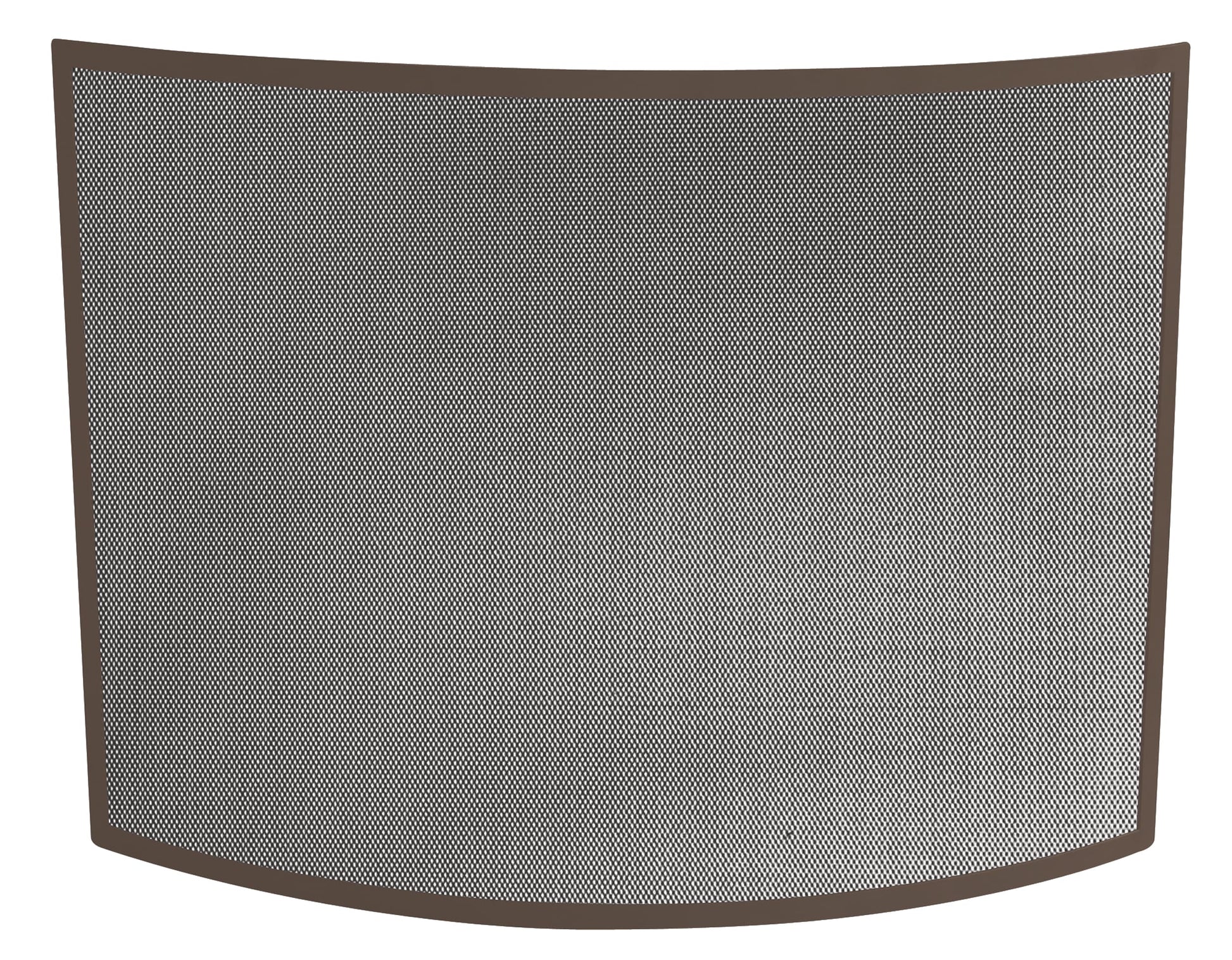 UniFlame 41-in Bronze Iron 1-Panel Arched Fireplace Screen S-1667