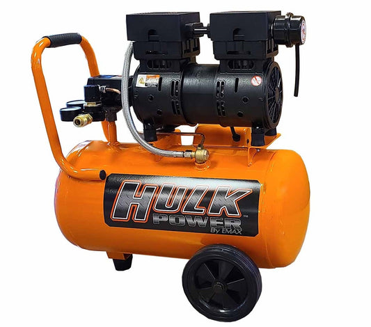 HULK POWER PH 6-Gallon Portable Electric 125 PSI Horizontal Air Compressor