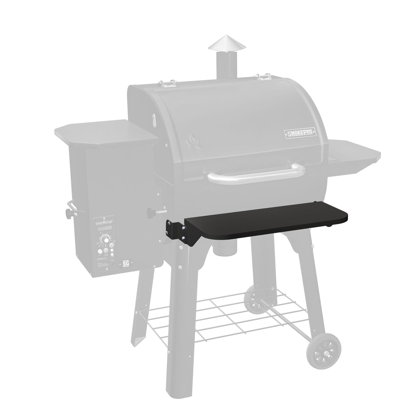 Camp Chef 36-in Pellet Grill Folding Front Steel Shelf Kit PGFS36