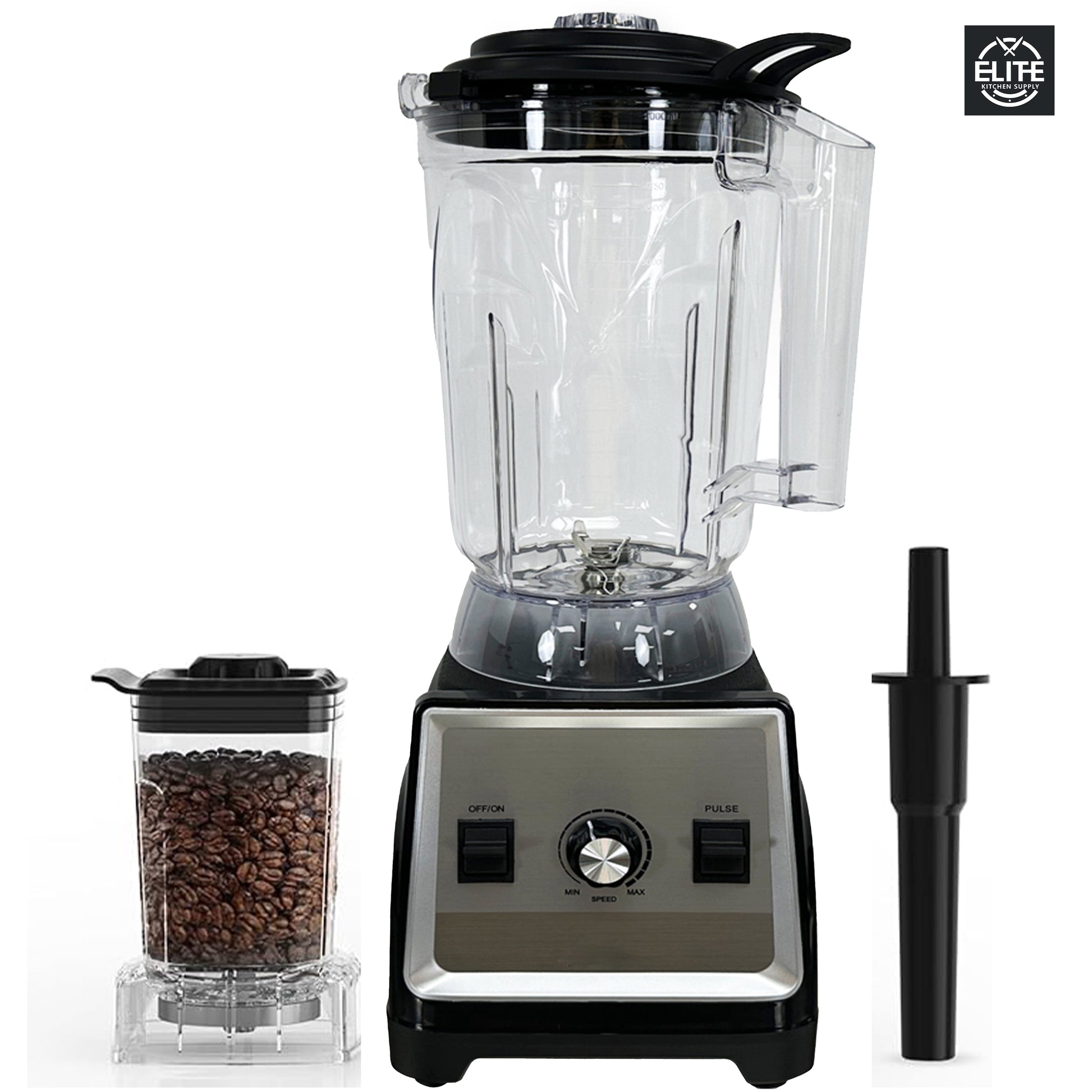 4L Blenders for Kitchen with 2000W Motor, 135 Oz. Large Capacity, 2-in-1 Blender & Grinder Combo, BPA-Free Countertop Professional Blender for Smoothies, Ice Crush, Frozen Drinks, NSF