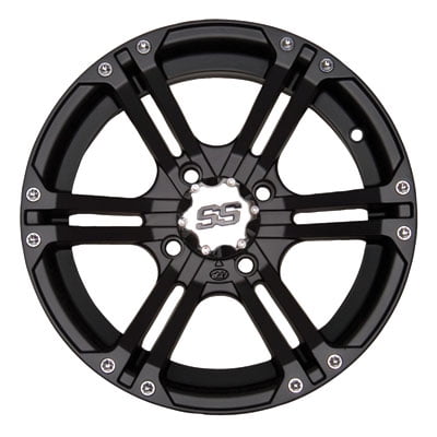 4/137_12mm ITP SS212 Alloy Series Wheel 14x6 4.0 + 2.0 Matte Black for Can-Am Maverick X3 900 HO 2018