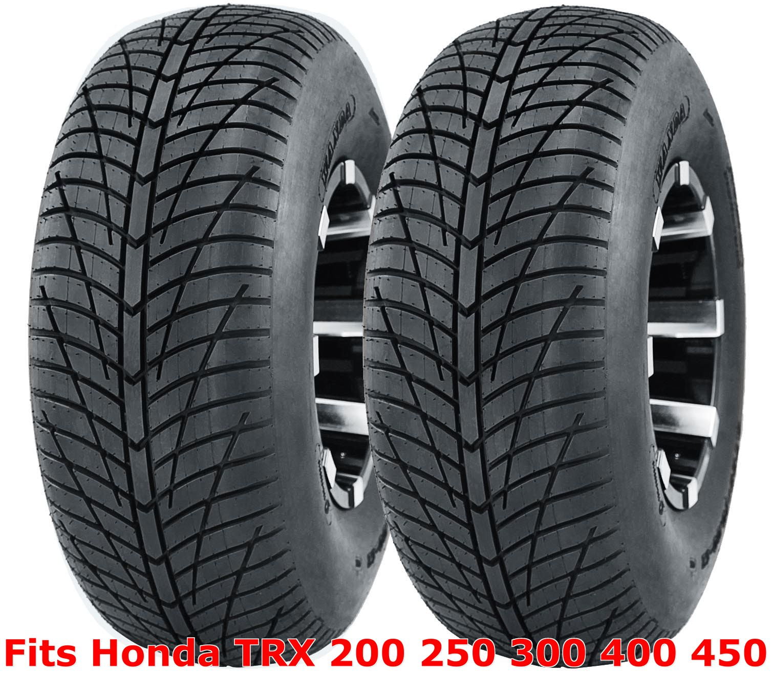 (2) Honda TRX 200 250 300 400 450 front 21x7-10 21x7x10 Hi-speed ATV tires