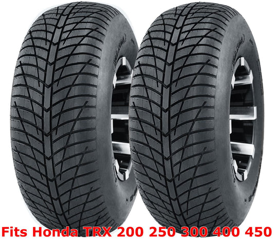 (2) Honda TRX 200 250 300 400 450 front 21x7-10 21x7x10 Hi-speed ATV tires