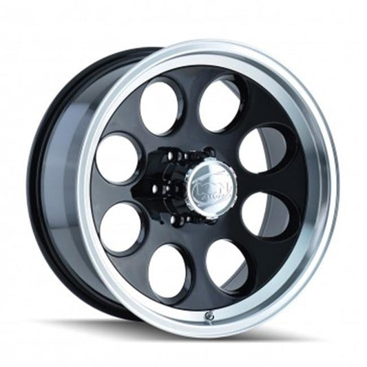 5-139.7 PCD Black Machined Lip Wheel