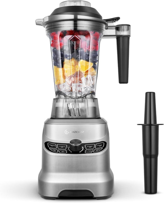 5-IN-1 Professional Blender for Kitchen, 1800 Peak Watts, 5 Functions for Shakes and Smoothies, Puree, Crush Ice & Hearty Soups with 8 Speeds & Pulse, 63 oz. Pitcher